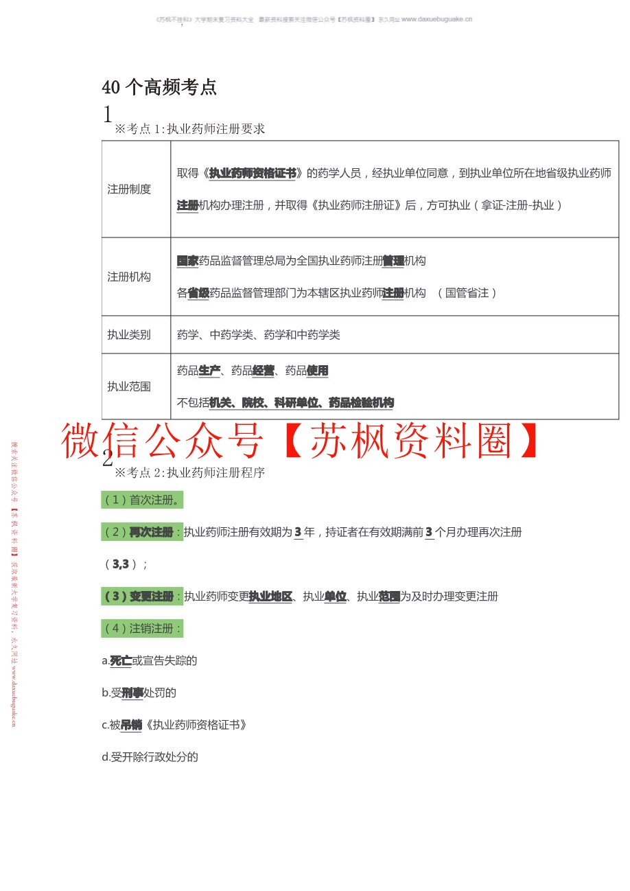 药事法规